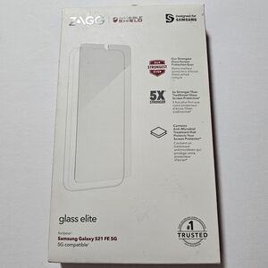 Galaxy S21 FE 5G - ZAGG Invisible Shield Glass Elite Screen Protector (CLEAR)